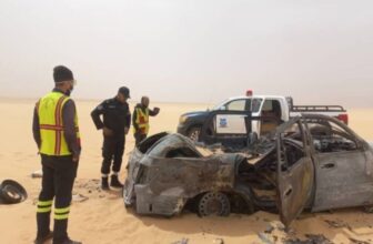 مأساة جديدة.. احتراق سيارة بداخلها سودانيين في ليبيا