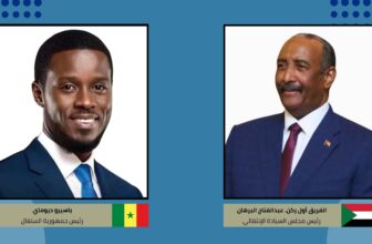 البرهان يهنئ باسيرو ديوماى بمناسبة انتخابه رئيساً  للسنغال