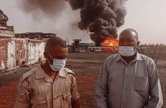 حريق حقل بترول في شرق دارفور خاص [المنبر24]