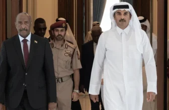 أمير قطر يهاتف البرهان