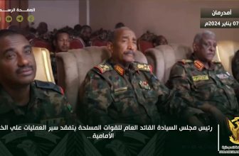 البرهان يطمئن على مراحل تنفيذ الخطط بأمدرمان