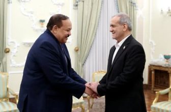 رسالة خطية من البرهان للرئيس الإيراني ..