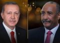 البرهان يتلقى برقية من أردوغان..
