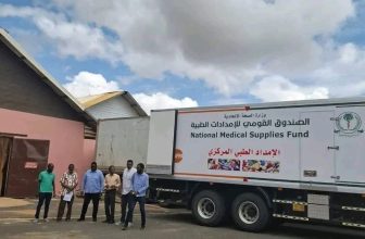 وصول الأدوية إلى مخازن للإمدادات الطبية بالخرطوم