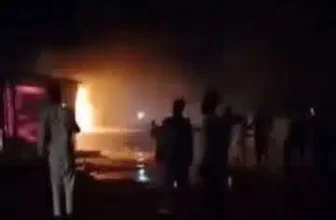 حريق هائل يتسبب في خسائر فادحة بسوق الدامر..