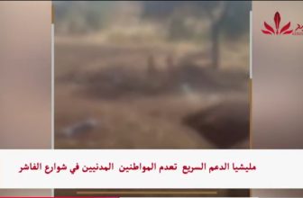 شاهد.. فيديو مليـ.شيا الدعم الس ريع تعدم المدنيين في شوارع الفاشر.. المنبر وعيك يبني وطنا 🇸🇩