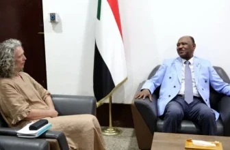 وزير سوداني يلتقي مسؤول أممي