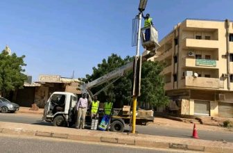 بنك الخرطوم يشرع في إنارة حي المزاد بحري