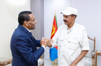 لقاء بين رئيس الوزراء السوداني وأفورقي وتشديد على التنسيق