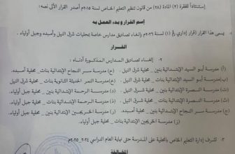إلغاء تصاديق مدارس في الخرطوم