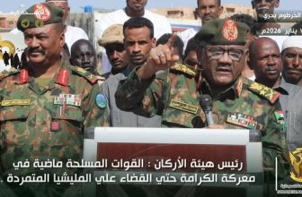 رئيس هيئة أركان الجيش السوداني يتوّعد بالقضاء على المي0ليشيا