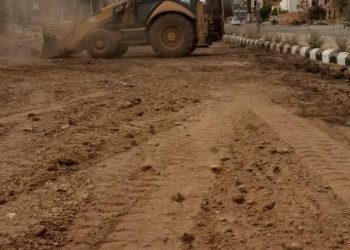 تأهيل عاجل لشارع شهير في الخرطوم