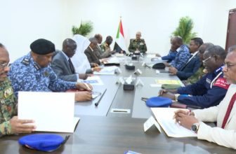 اجتماع برئاسة إبراهيم جابر بشأن مكافحة غسل الأموال وتمويل الإرهاب والإتجار بالبشر