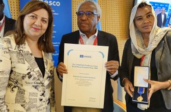 نقابة الصحفيين السودانيين تتسلَّم جائزة اليونسكو لحرية الصحافة لعام 2026