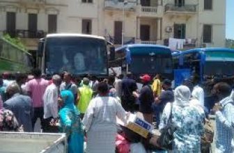 لجنة الأمل تعلن عن تفويج 11 باصًا لسودانيين عائدين من مصر
