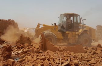 حملة لإزالة التعديات في شرق النيل الخرطوم