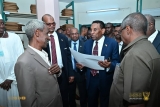 كامل إدريس في مركز أعمال كنترول الشهادة السودانية