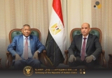 سفير السودان بالقاهرة يجري مباحثات مع وزير العمل المصري