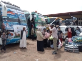 دفعة جديدة من السودانيين العائدين من مصر في الخرطوم