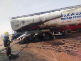 السودان..احتواء حريق اندلع في تانكر وقود بـ”الكرو”