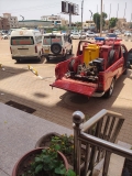 احتواء حريق في وزارة المعادن
