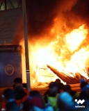 حريق ضخم بملعب مانشستر سيتي