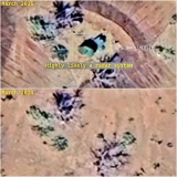 تحديد موقع منظومة دفاع جوي بمطار نيالا..