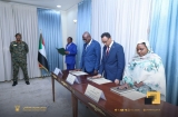 الوزراء الجدد يؤدون القسم أمام رئيس مجلس السيادة